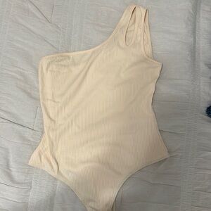 Cream Vestique Body Suit